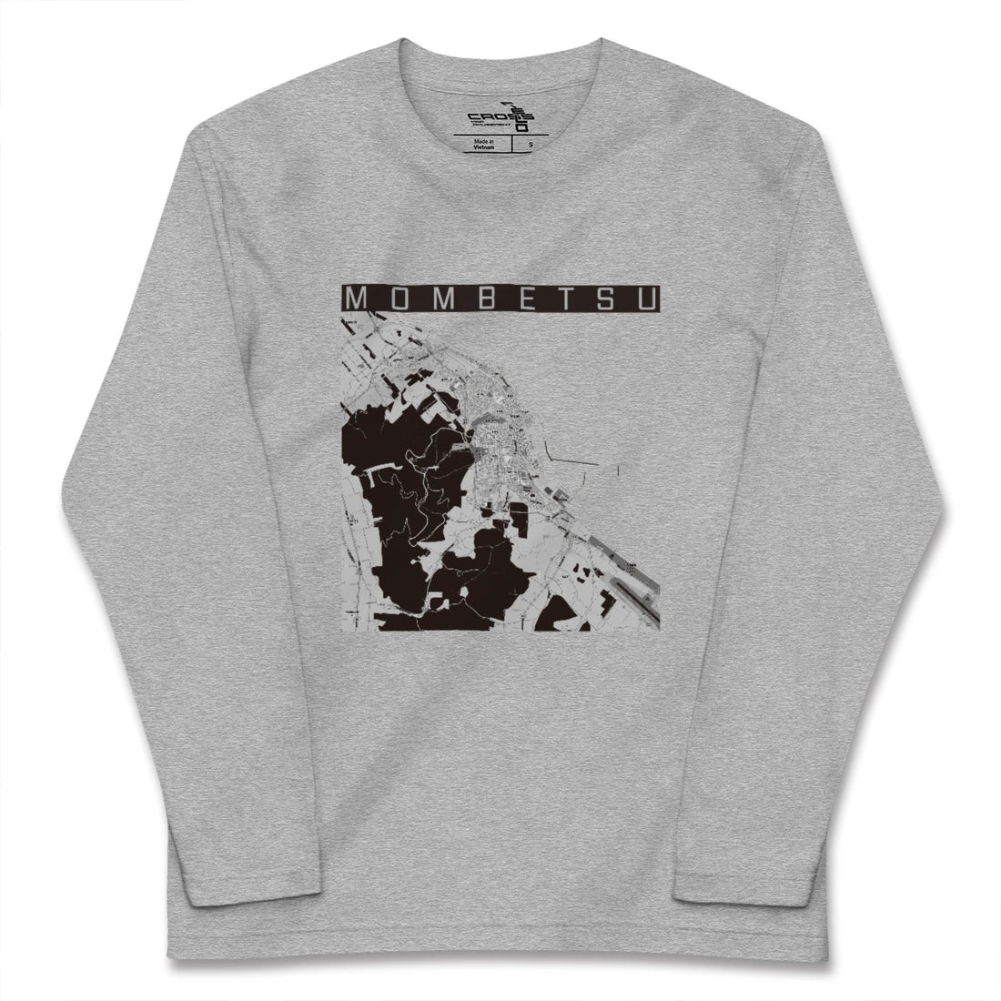 【紋別（北海道）】地図柄ロングスリーブTシャツ