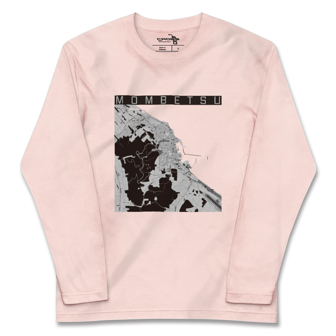 【紋別（北海道）】地図柄ロングスリーブTシャツ