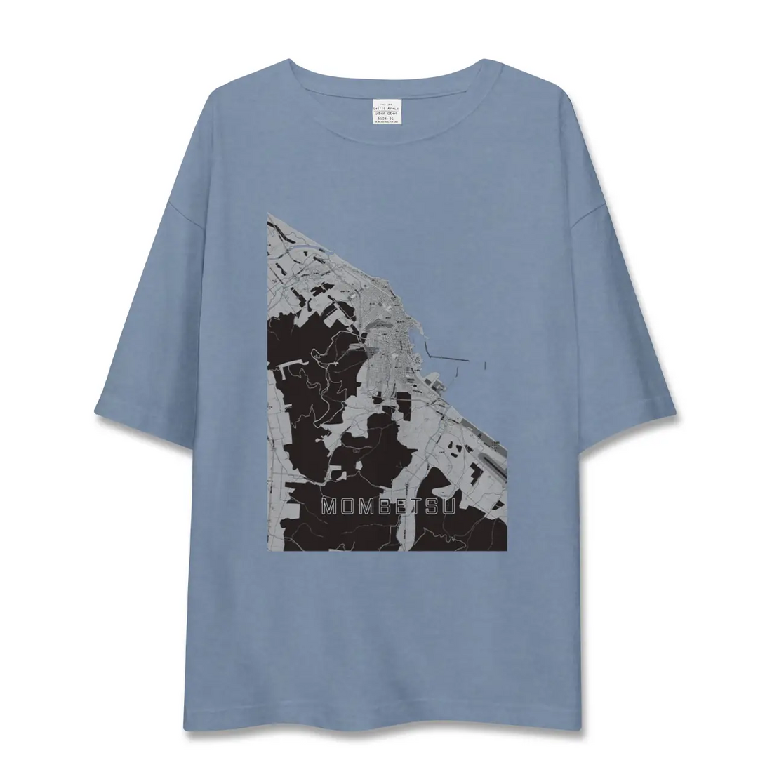 【紋別（北海道）】地図柄ビッグシルエットTシャツ