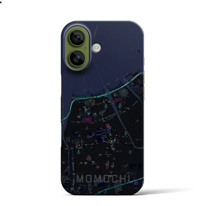 【百道（福岡県）】地図柄iPhoneケース（バックカバータイプ）