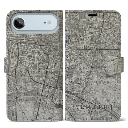 【桃谷（大阪府）】地図柄iPhoneケース（手帳タイプ）