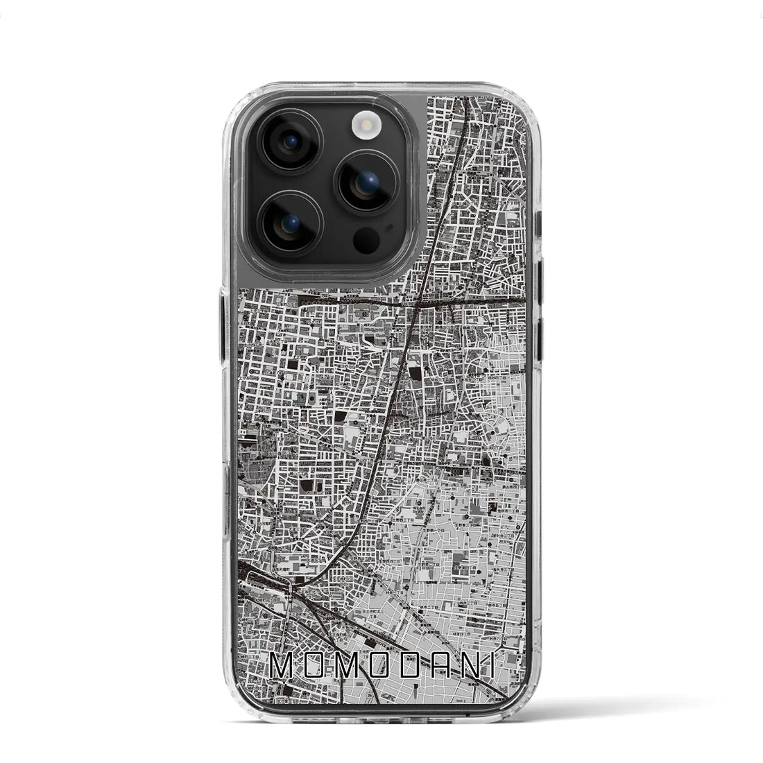 【桃谷（大阪府）】地図柄iPhoneケース（MagSafeタイプ）