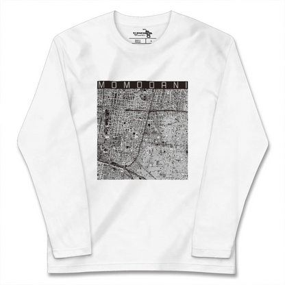 【桃谷（大阪府）】地図柄ロングスリーブTシャツ