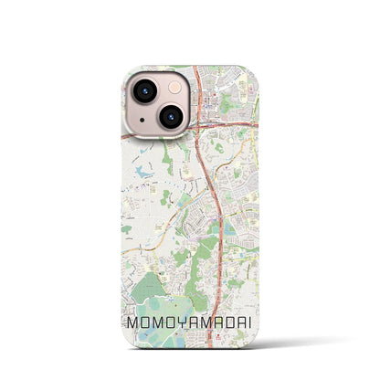 【桃山台（大阪府）】地図柄iPhoneケース（バックカバータイプ）