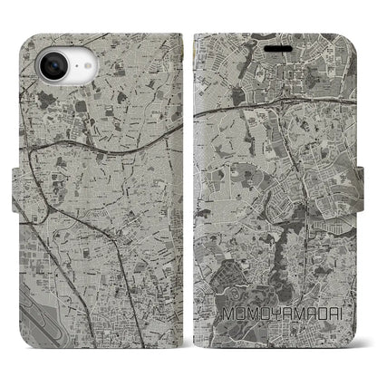 【桃山台（大阪府）】地図柄iPhoneケース（手帳タイプ）