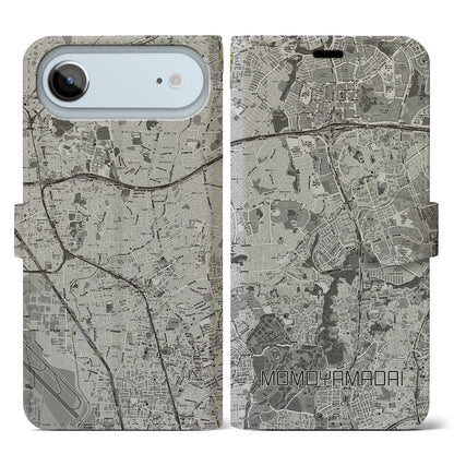 【桃山台（大阪府）】地図柄iPhoneケース（手帳タイプ）