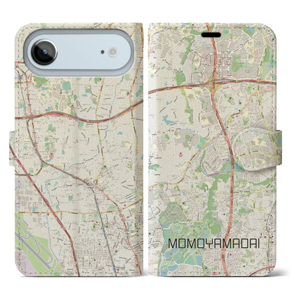 【桃山台（大阪府）】地図柄iPhoneケース（手帳タイプ）