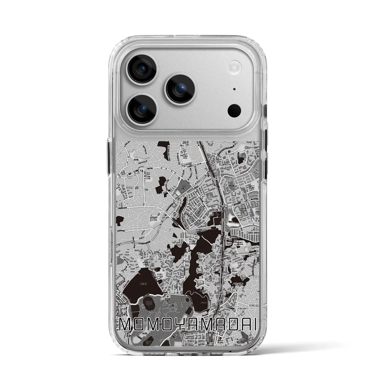 【桃山台（大阪府）】地図柄iPhoneケース（MagSafeタイプ）