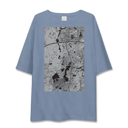 【桃山台（大阪府）】地図柄ビッグシルエットTシャツ