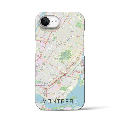 【モントリオール（カナダ）】地図柄iPhoneケース（バックカバータイプ）