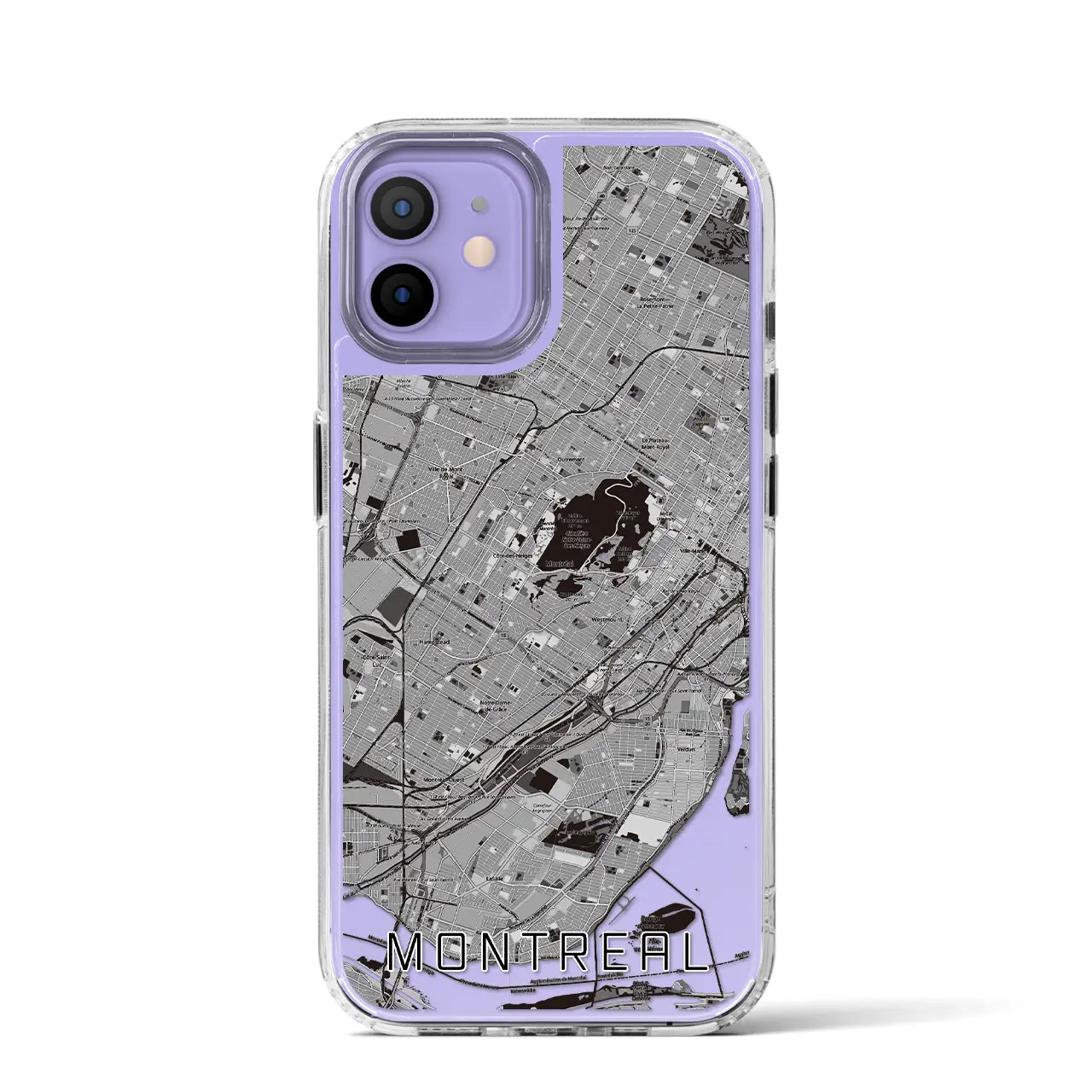 【モントリオール（カナダ）】地図柄iPhoneケース（MagSafeタイプ）