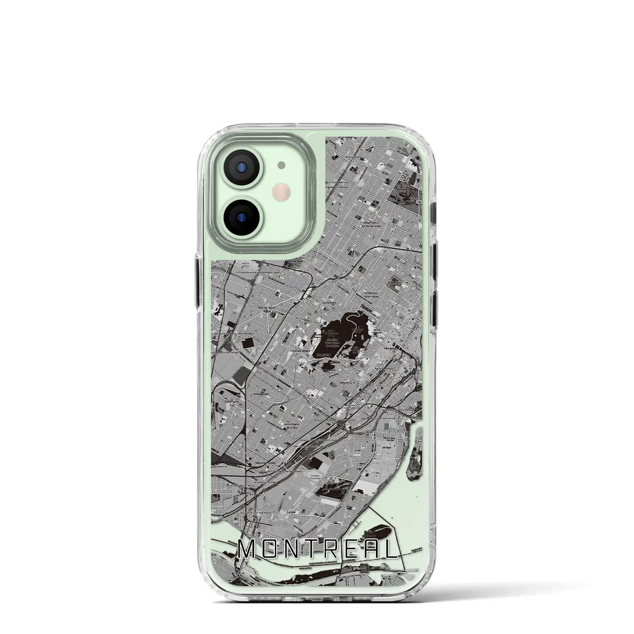 【モントリオール（カナダ）】地図柄iPhoneケース（MagSafeタイプ）