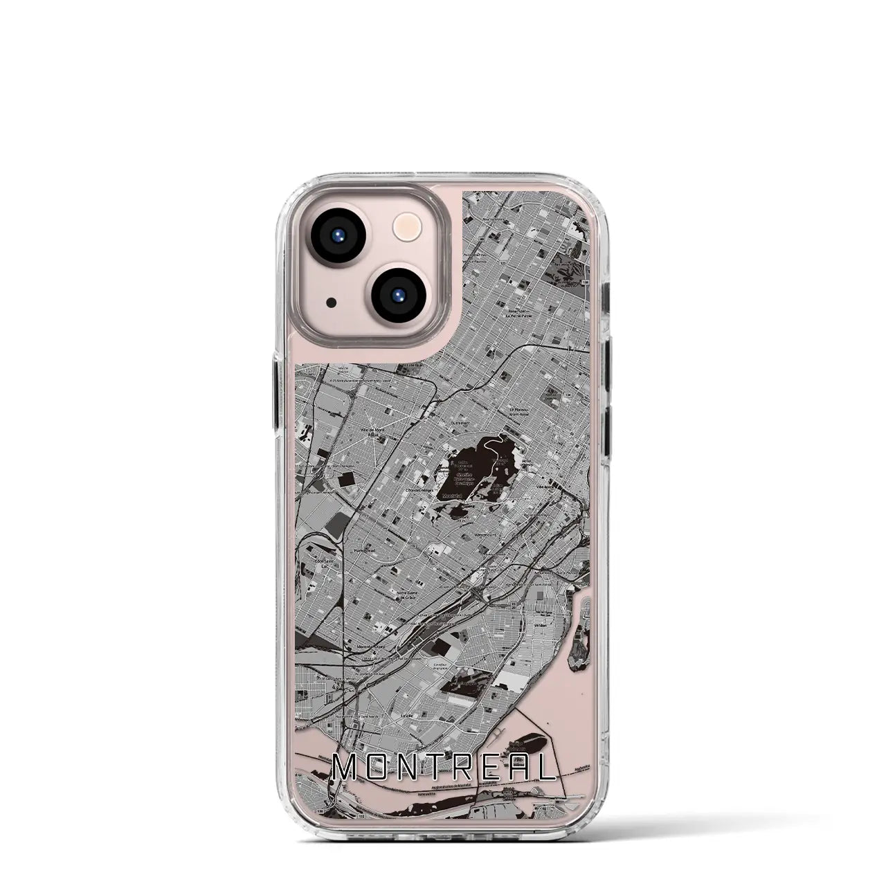 【モントリオール（カナダ）】地図柄iPhoneケース（MagSafeタイプ）