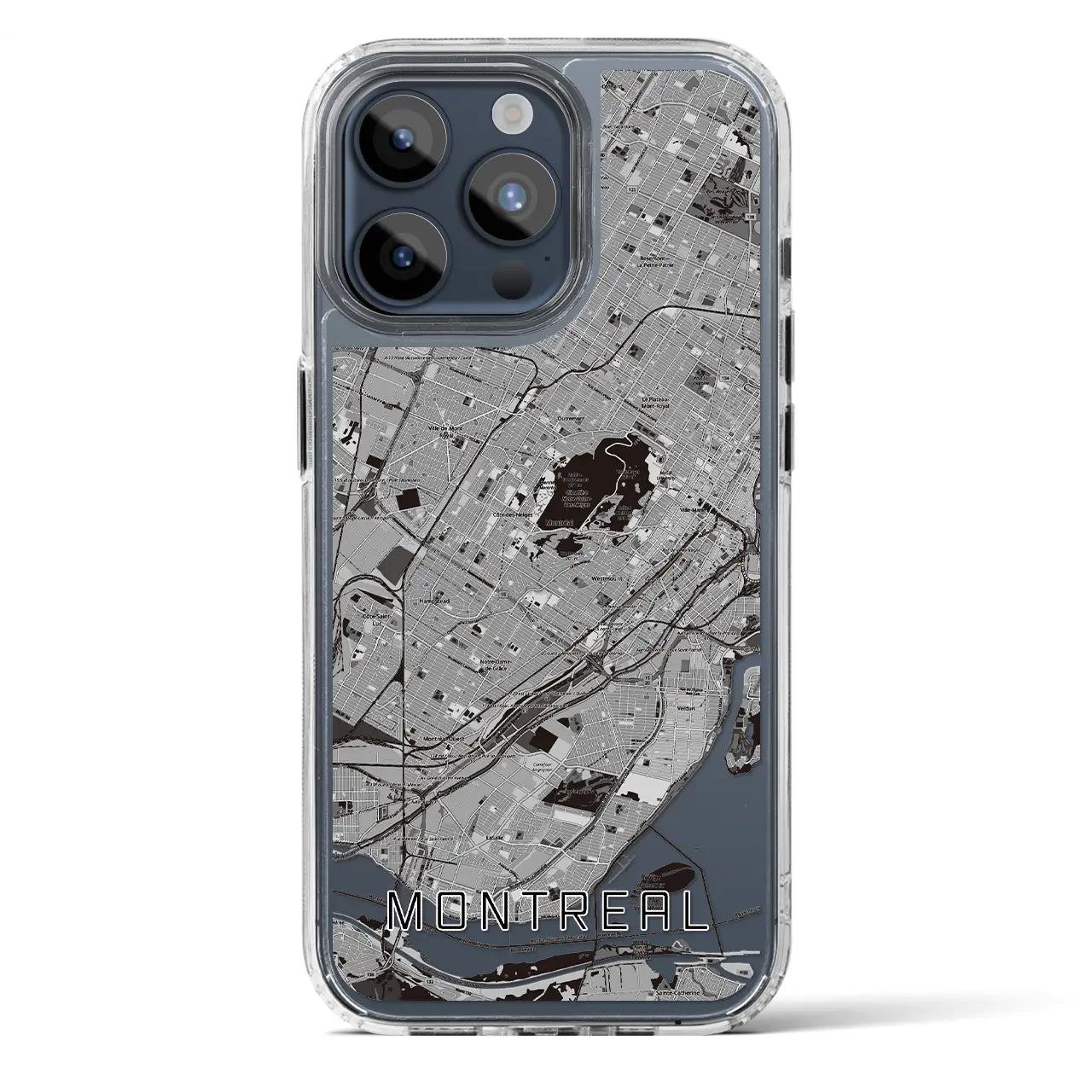 【モントリオール（カナダ）】地図柄iPhoneケース（MagSafeタイプ）