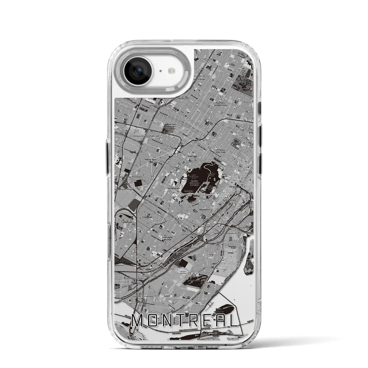 【モントリオール（カナダ）】地図柄iPhoneケース（MagSafeタイプ）