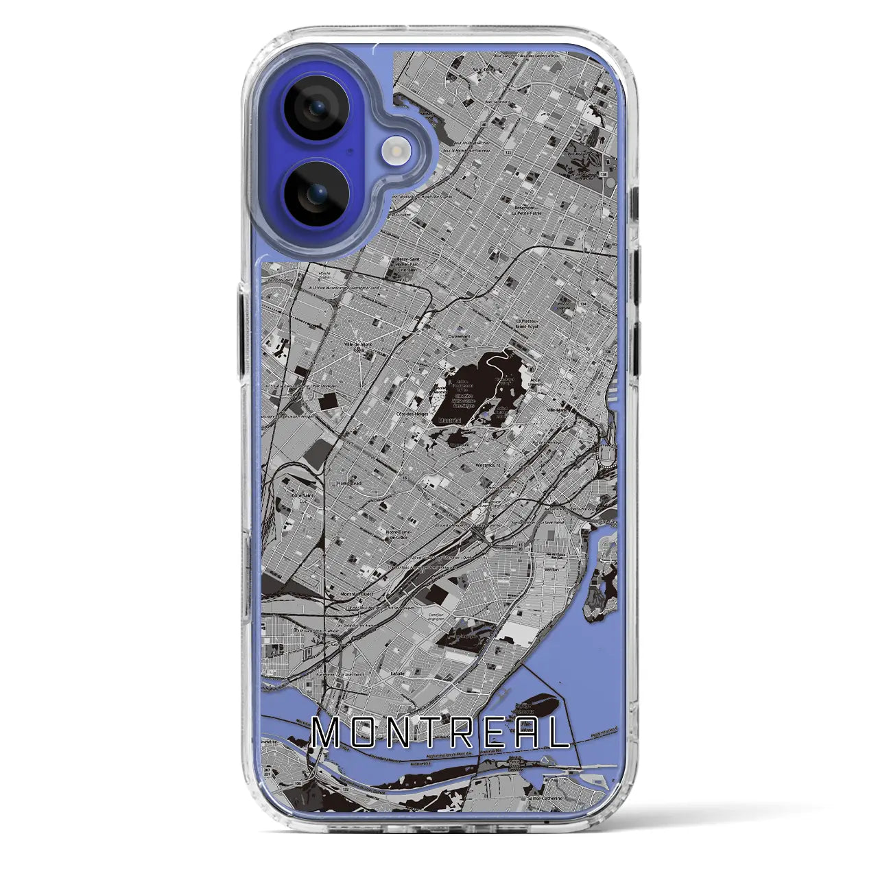 【モントリオール（カナダ）】地図柄iPhoneケース（MagSafeタイプ）
