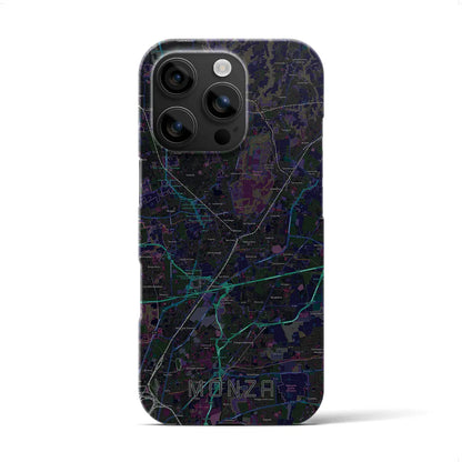 【モンツァ（イタリア）】地図柄iPhoneケース（バックカバータイプ）