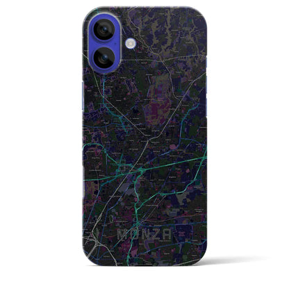 【モンツァ（イタリア）】地図柄iPhoneケース（バックカバータイプ）