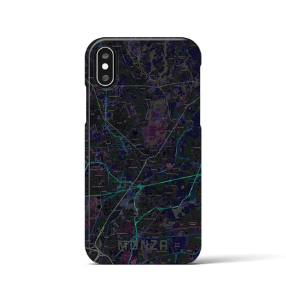 【モンツァ（イタリア）】地図柄iPhoneケース（バックカバータイプ）