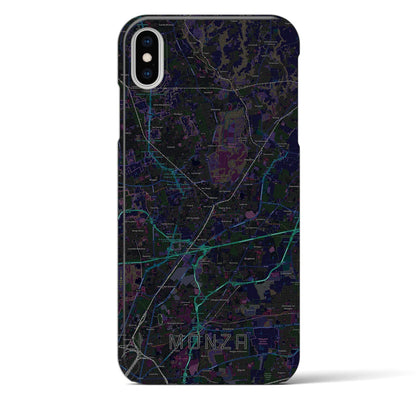 【モンツァ（イタリア）】地図柄iPhoneケース（バックカバータイプ）