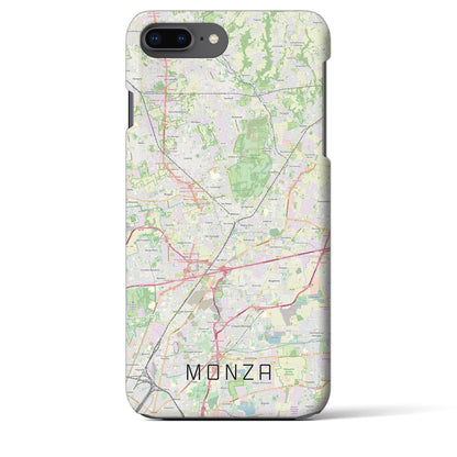 【モンツァ（イタリア）】地図柄iPhoneケース（バックカバータイプ）