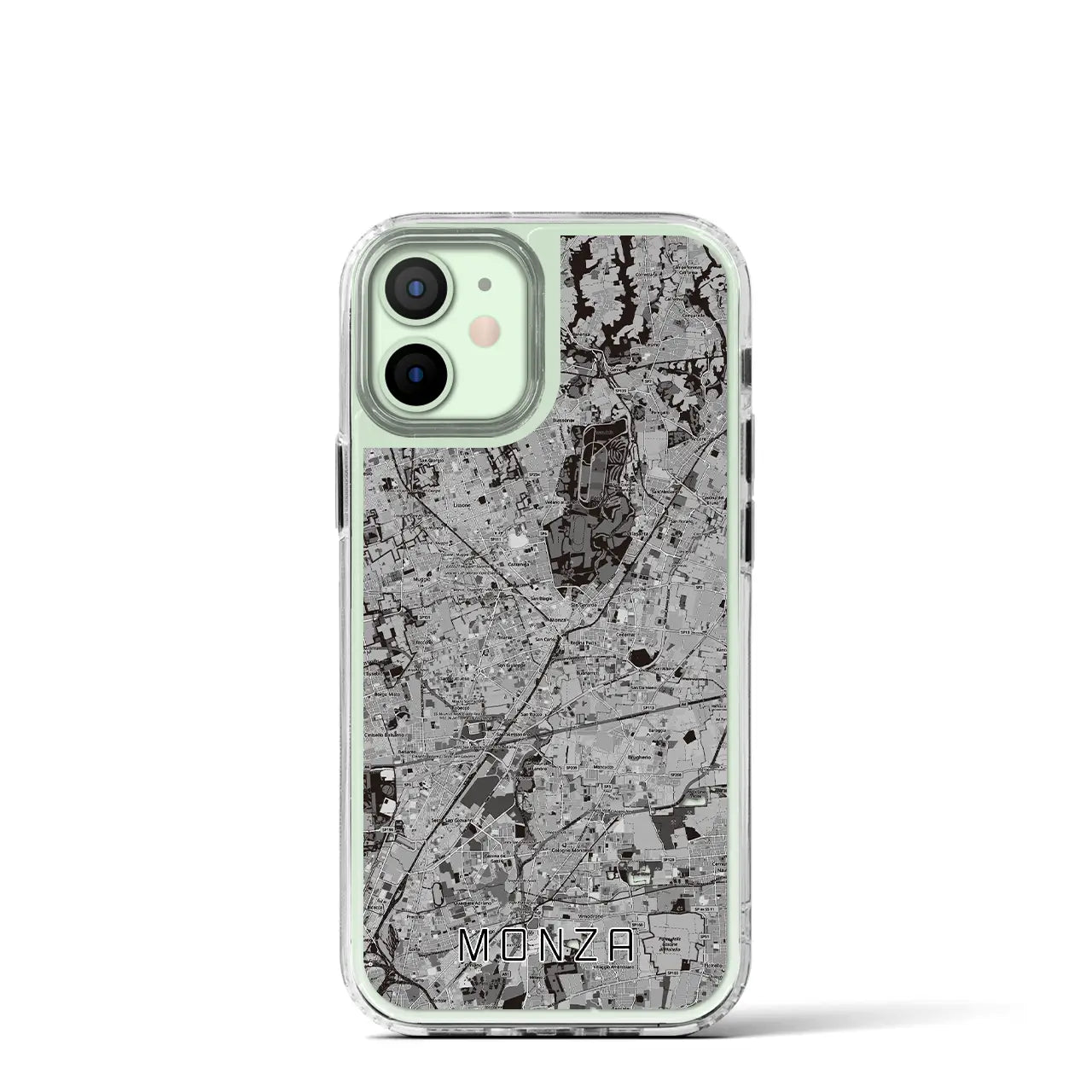 【モンツァ（イタリア）】地図柄iPhoneケース（MagSafeタイプ）