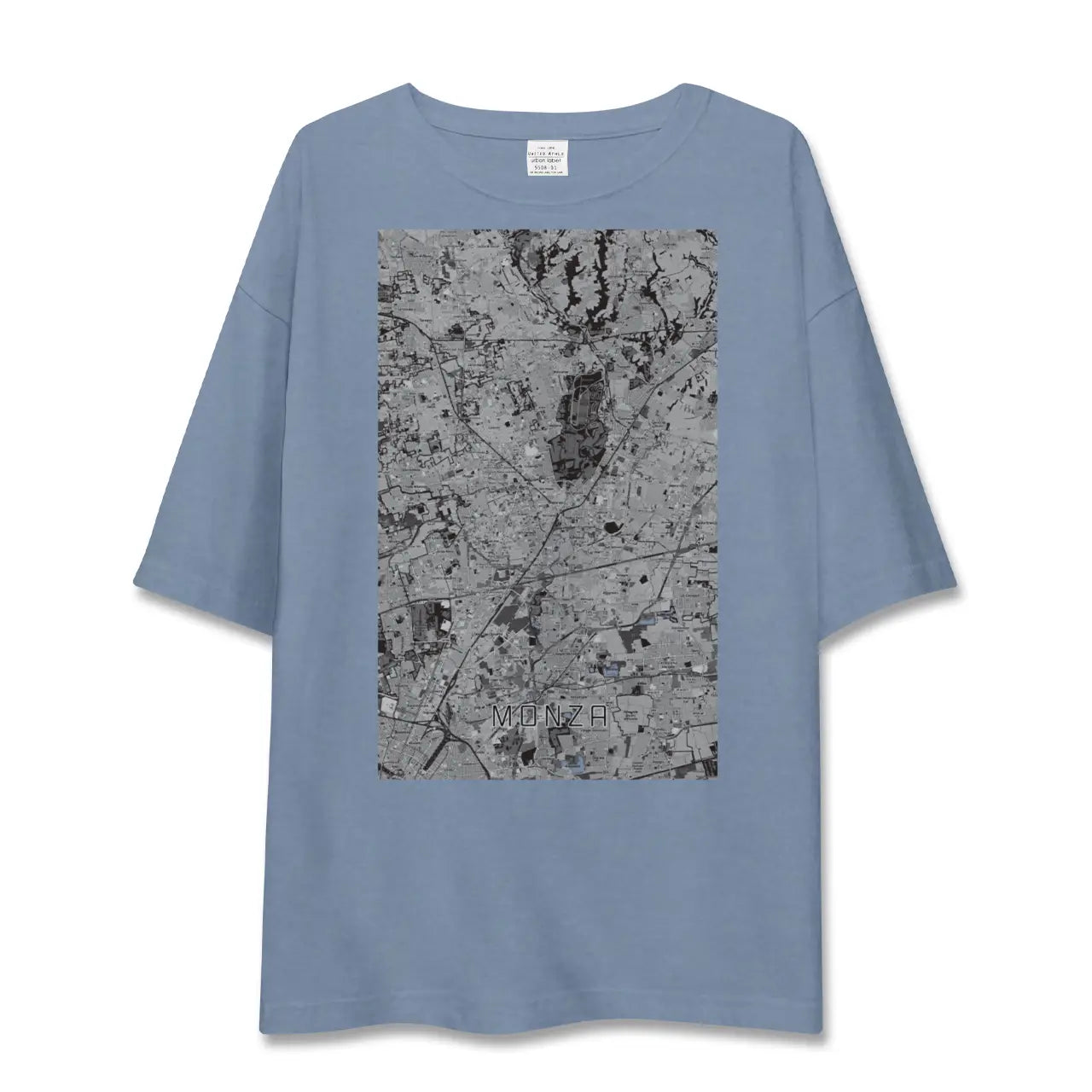 【モンツァ（イタリア）】地図柄ビッグシルエットTシャツ