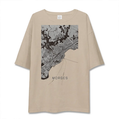 【モルジュ（スイス）】地図柄ビッグシルエットTシャツ