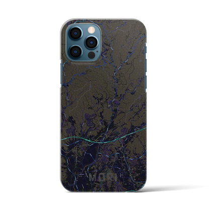 【森（静岡県）】地図柄iPhoneケース（バックカバータイプ）