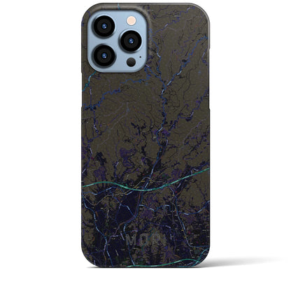 【森（静岡県）】地図柄iPhoneケース（バックカバータイプ）