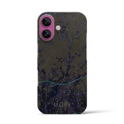 【森（静岡県）】地図柄iPhoneケース（バックカバータイプ）