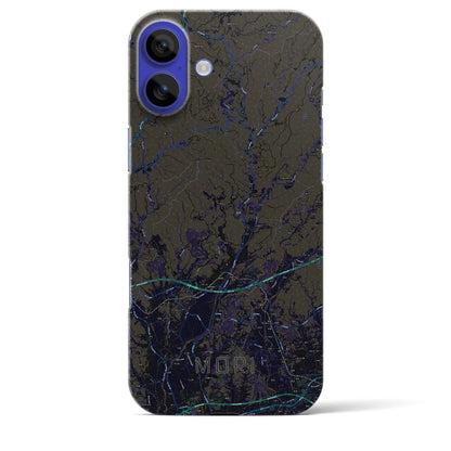 【森（静岡県）】地図柄iPhoneケース（バックカバータイプ）