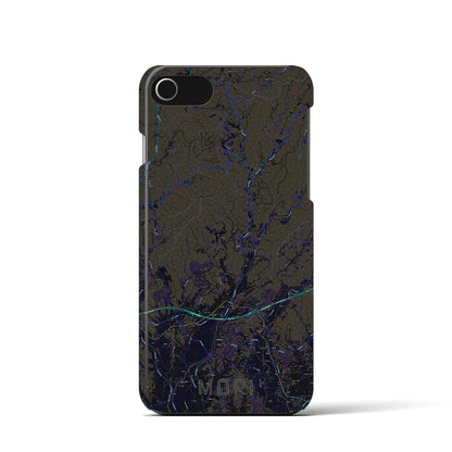 【森（静岡県）】地図柄iPhoneケース（バックカバータイプ）