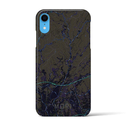 【森（静岡県）】地図柄iPhoneケース（バックカバータイプ）