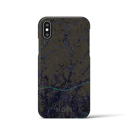 【森（静岡県）】地図柄iPhoneケース（バックカバータイプ）