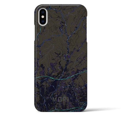 【森（静岡県）】地図柄iPhoneケース（バックカバータイプ）