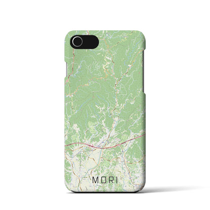 【森（静岡県）】地図柄iPhoneケース（バックカバータイプ）