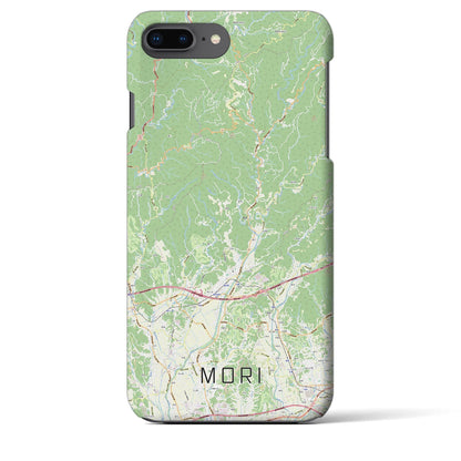 【森（静岡県）】地図柄iPhoneケース（バックカバータイプ）