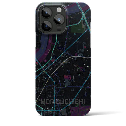 【守口市（大阪府）】地図柄iPhoneケース（バックカバータイプ）