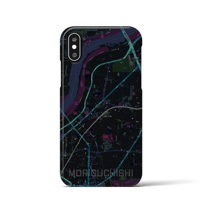 【守口市（大阪府）】地図柄iPhoneケース（バックカバータイプ）