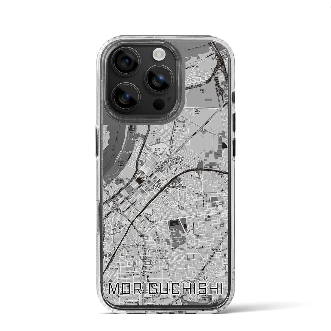 【守口市（大阪府）】地図柄iPhoneケース（MagSafeタイプ）
