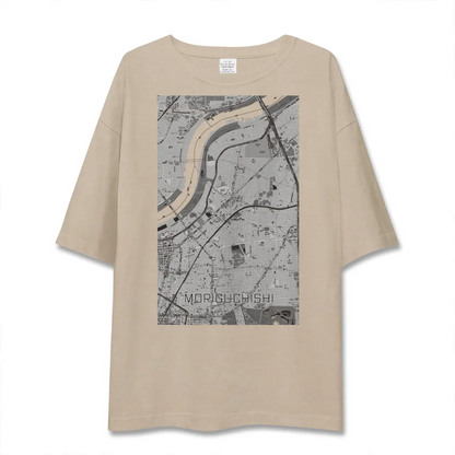 【守口市（大阪府）】地図柄ビッグシルエットTシャツ