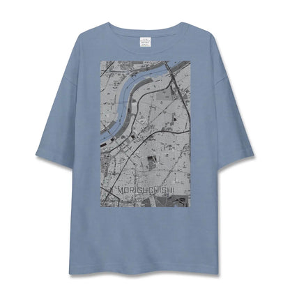 【守口市（大阪府）】地図柄ビッグシルエットTシャツ