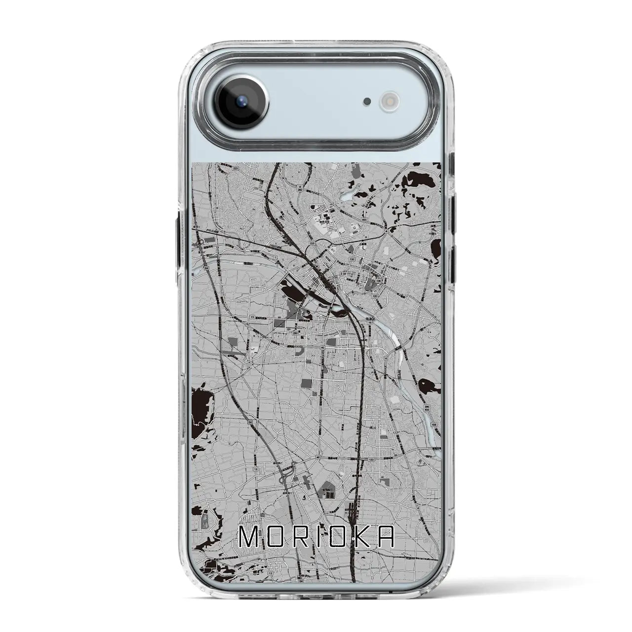 【盛岡（岩手県）】地図柄iPhoneケース（MagSafeタイプ）