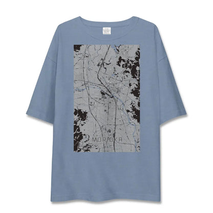 【盛岡（岩手県）】地図柄ビッグシルエットTシャツ