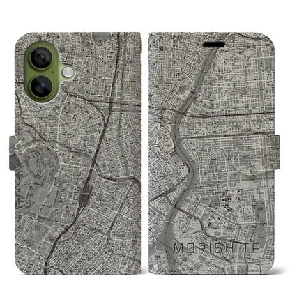 【森下（東京都）】地図柄iPhoneケース（手帳タイプ）