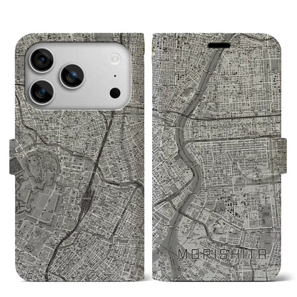 【森下（東京都）】地図柄iPhoneケース（手帳タイプ）