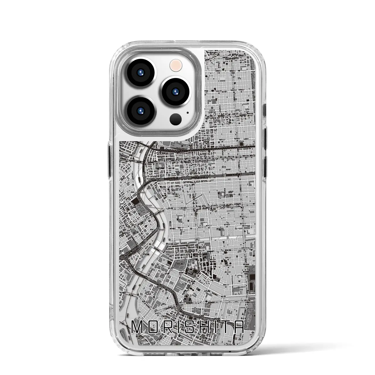 【森下（東京都）】地図柄iPhoneケース（MagSafeタイプ）
