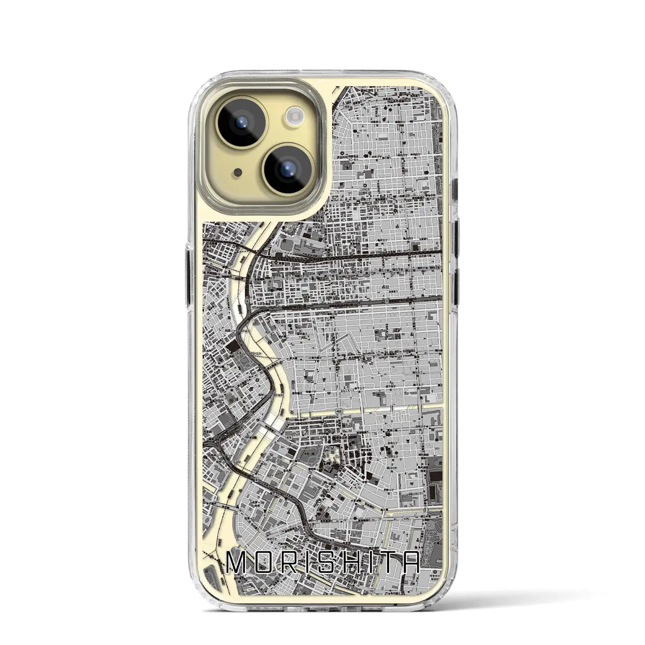 【森下（東京都）】地図柄iPhoneケース（MagSafeタイプ）