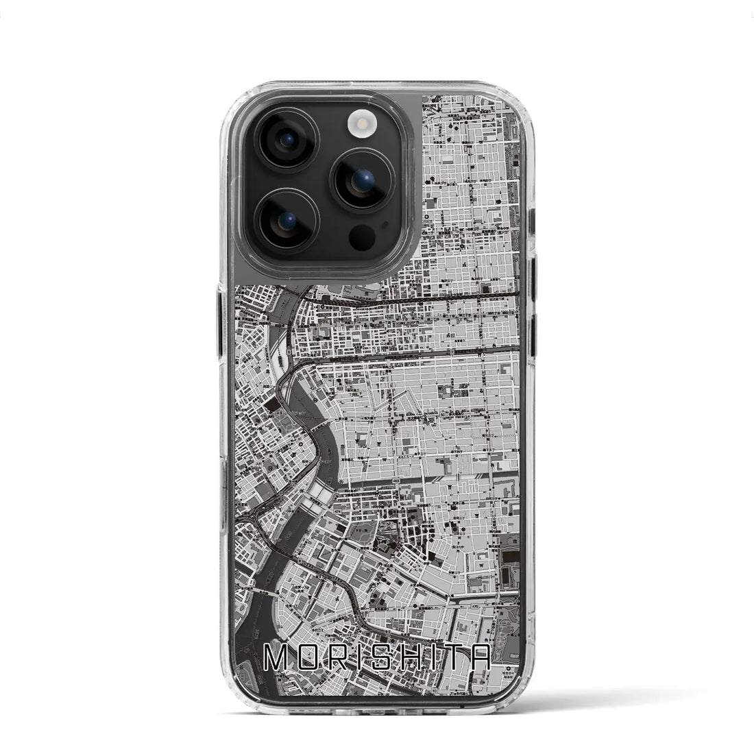 【森下（東京都）】地図柄iPhoneケース（MagSafeタイプ）